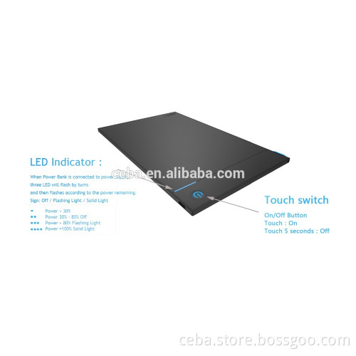 CEBA The World Thinnest 5000 mAh Ultra Portable power bank 2015